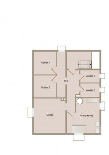 Grundriss Kellergeschoss Freistehendes Mehrfamilienhaus mit vier Wohneinheiten und baldiger U-Bahn-Anbindung in direkter N�he.