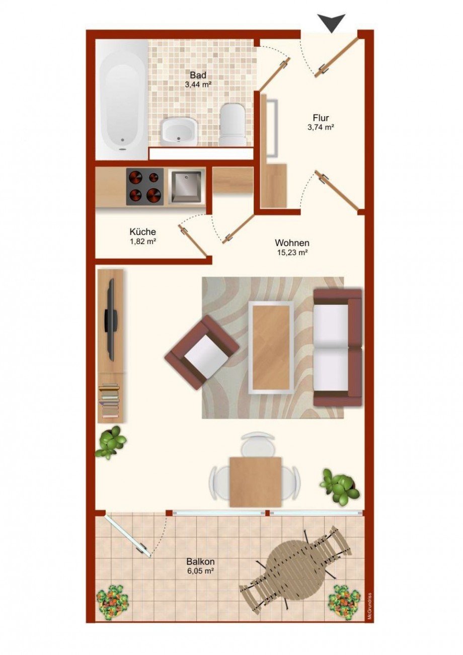 Grundriss Wohnung M�nchen