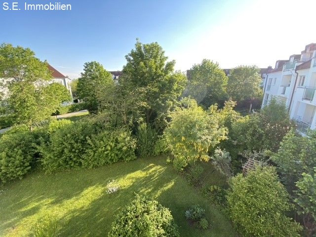Blick von Balkon Wohnung Aschheim
