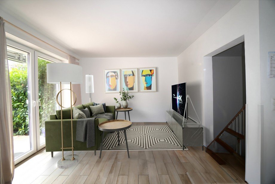 Wohnbereich EG Einrichtungsbeispiel Haus M�nchen
