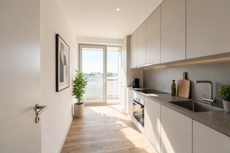 K�che / KI generiert Etagenwohnung M�nchen