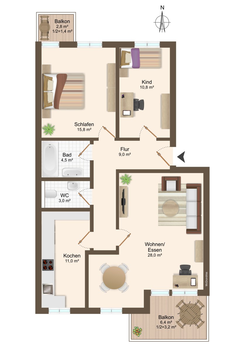  Etagenwohnung Puchheim