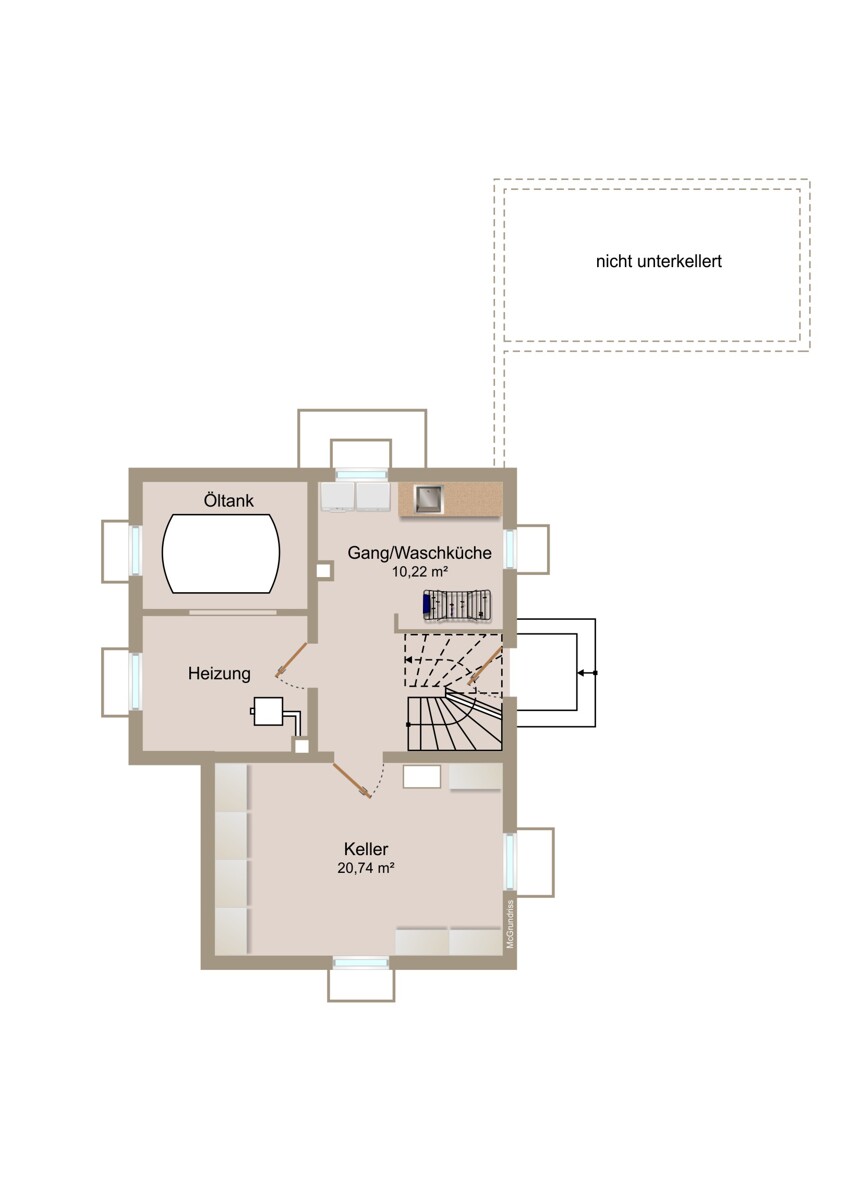Kellergeschoss Einfamilienhaus Emmering