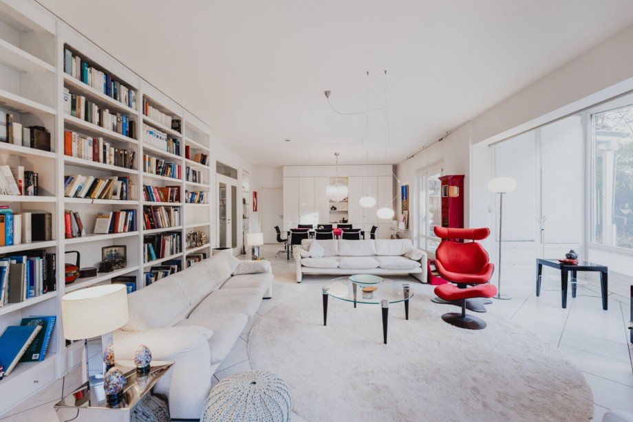 Wohnzimmer Erdgeschosswohnung Gr�felfing