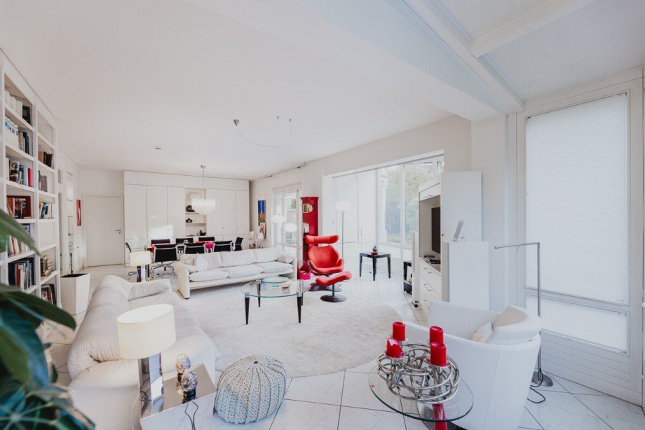 Wohnzimmer Erdgeschosswohnung Gr�felfing