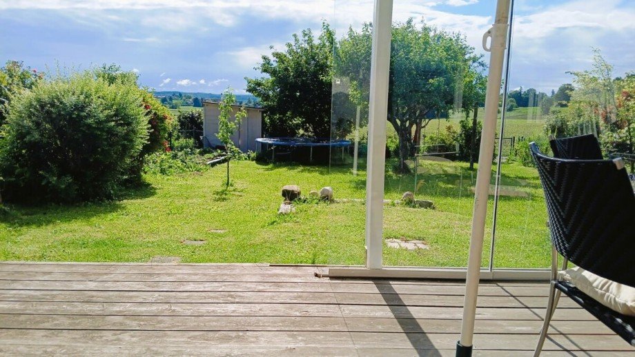 Terrasse Doppelhaush�lfte T�rkenfeld