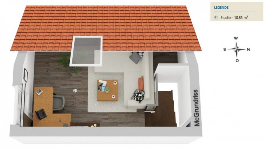 Dachgeschoss Haus M�nchen