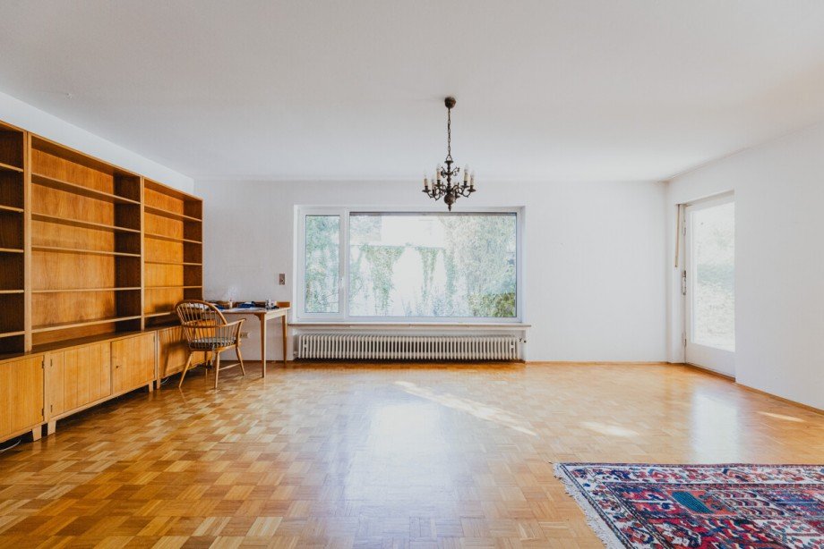 Wohnzimmer Doppelhaush�lfte M�nchen / Obermenzing
