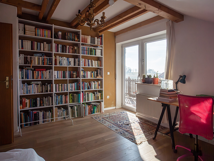 Schlafzimmer Einliegerwohnung DG Doppelhaush�lfte T�rkenfeld