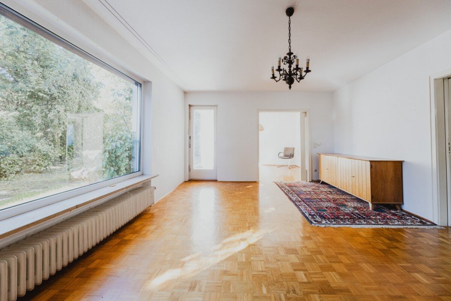 Wohnzimmer Doppelhaush�lfte M�nchen / Obermenzing