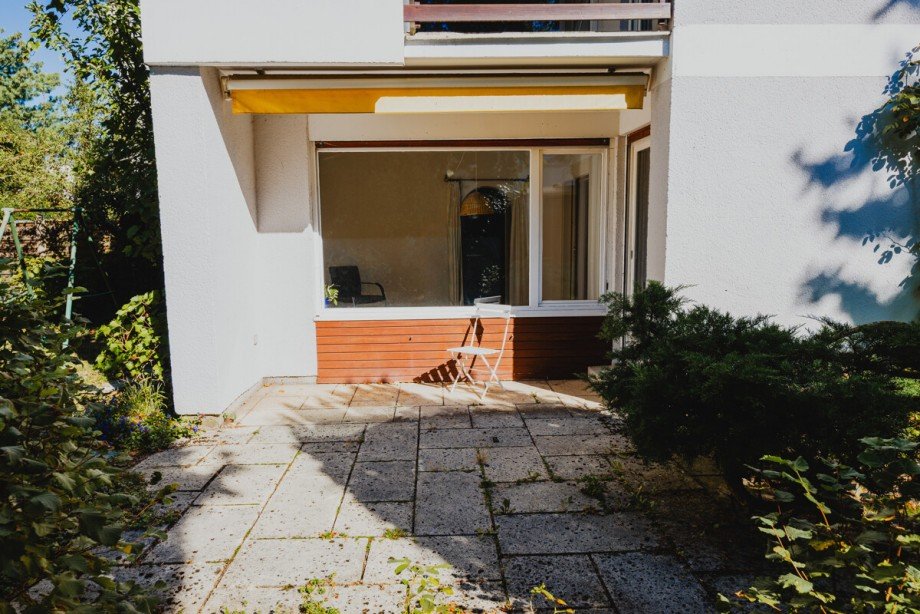 Terrasse Doppelhaush�lfte M�nchen / Obermenzing