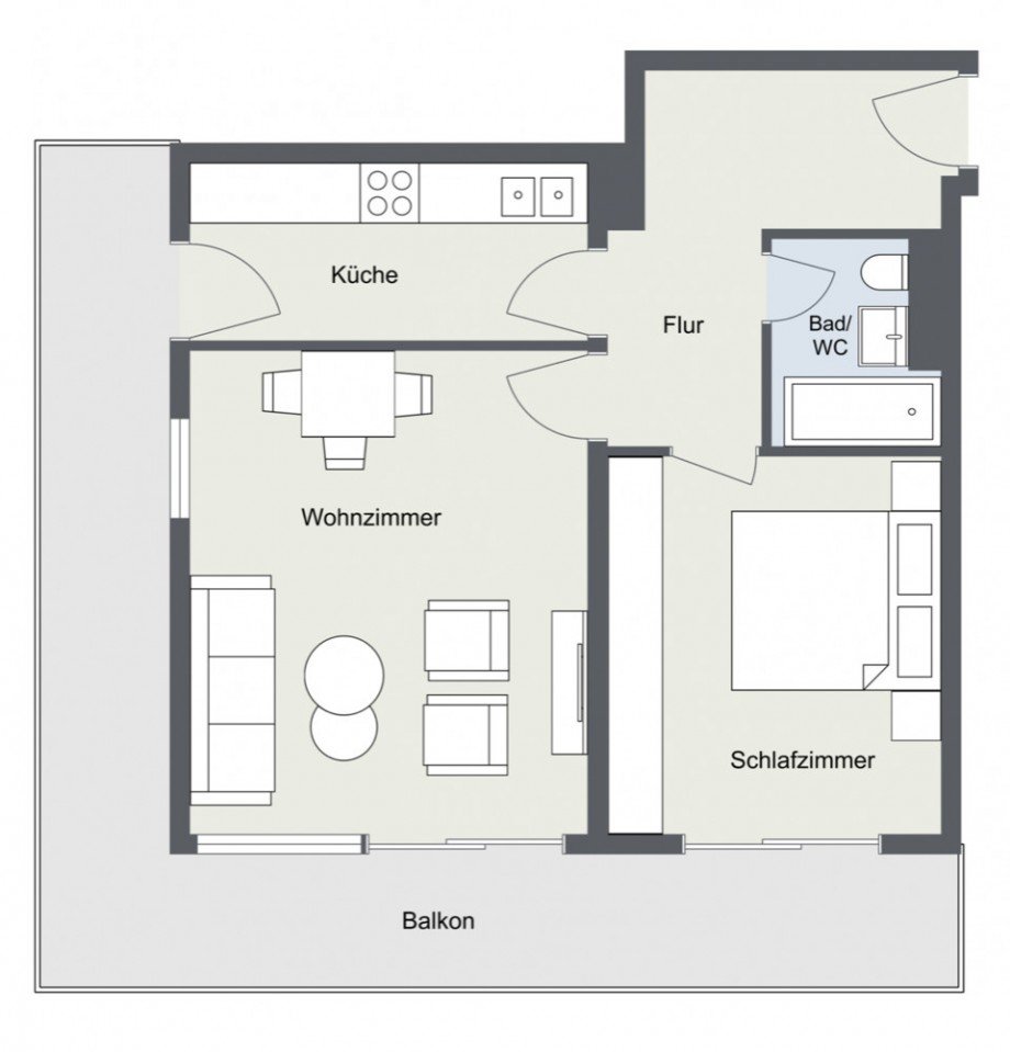 Grundriss Etagenwohnung M�nchen