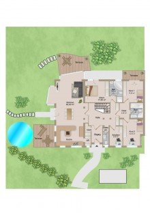 Erdgeschoss Townhouse-Feeling durch exklusiven, separaten Zugang + Gro�z�gige Gartenresidenz in Toplage